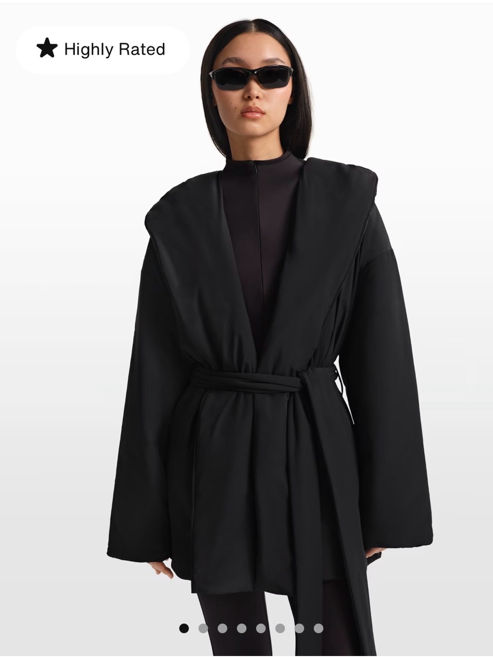 Black skims Nike nylon wrap jacket m